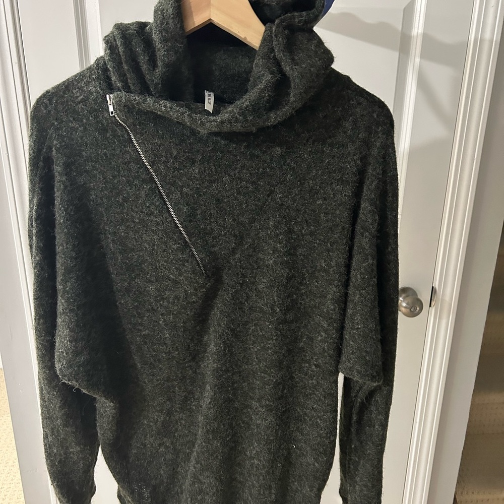 Dark Gray Textured Sweater